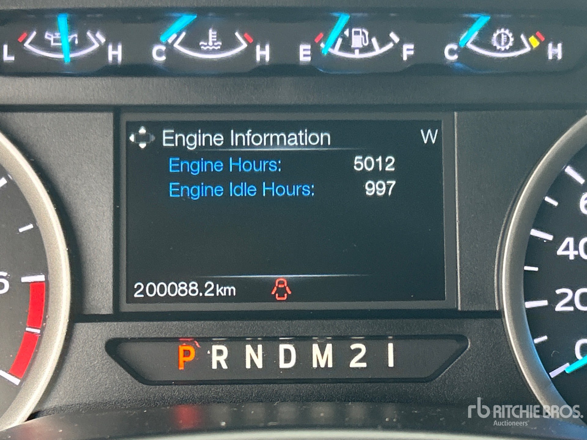 General Appearance with Hour Meter / Odometer