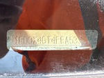 General Appearance with Frame Stamp Serial Number/VIN Photo