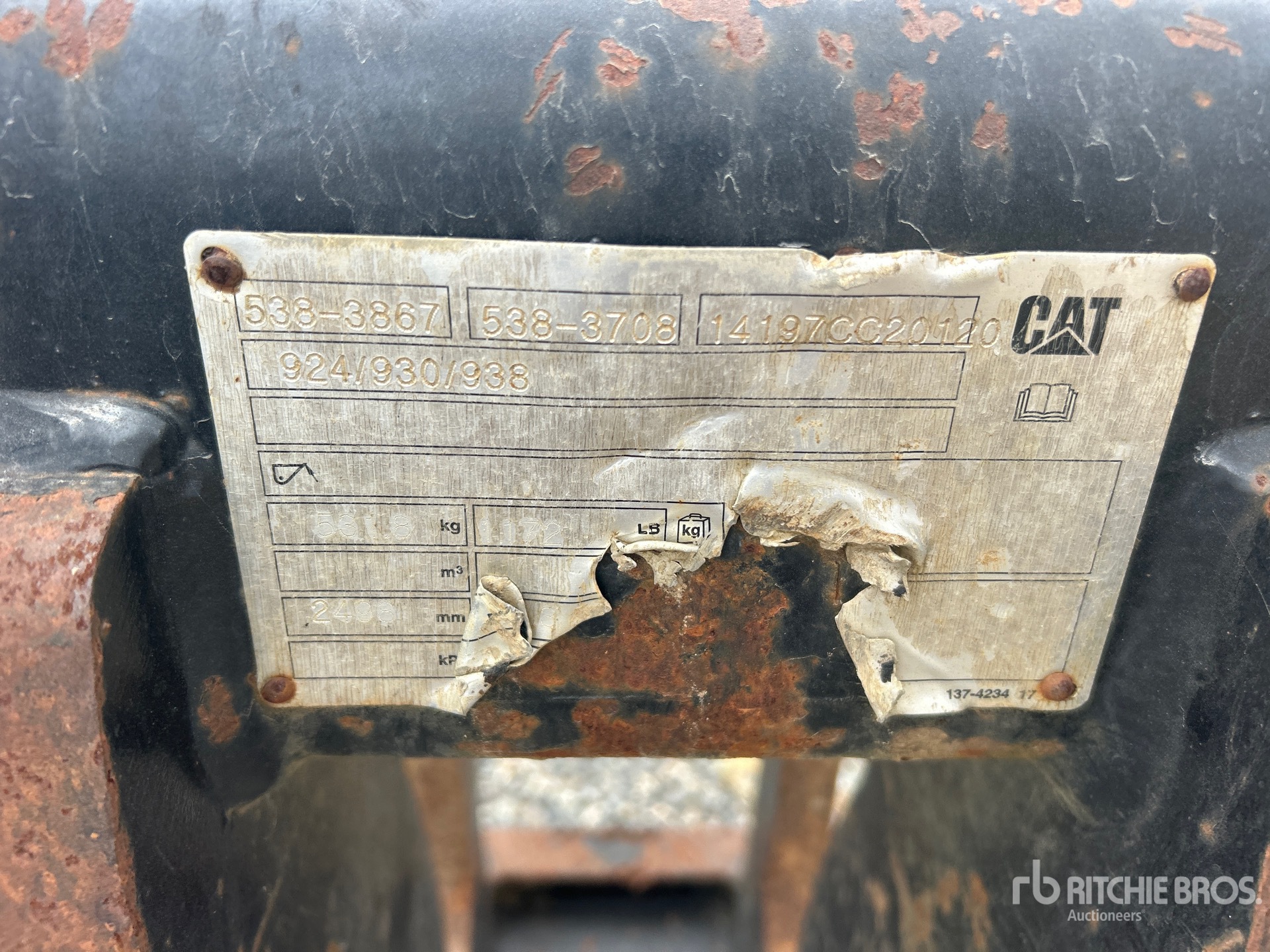 Caterpillar 72 in Q/C - Fits Cat 924, 930, 938