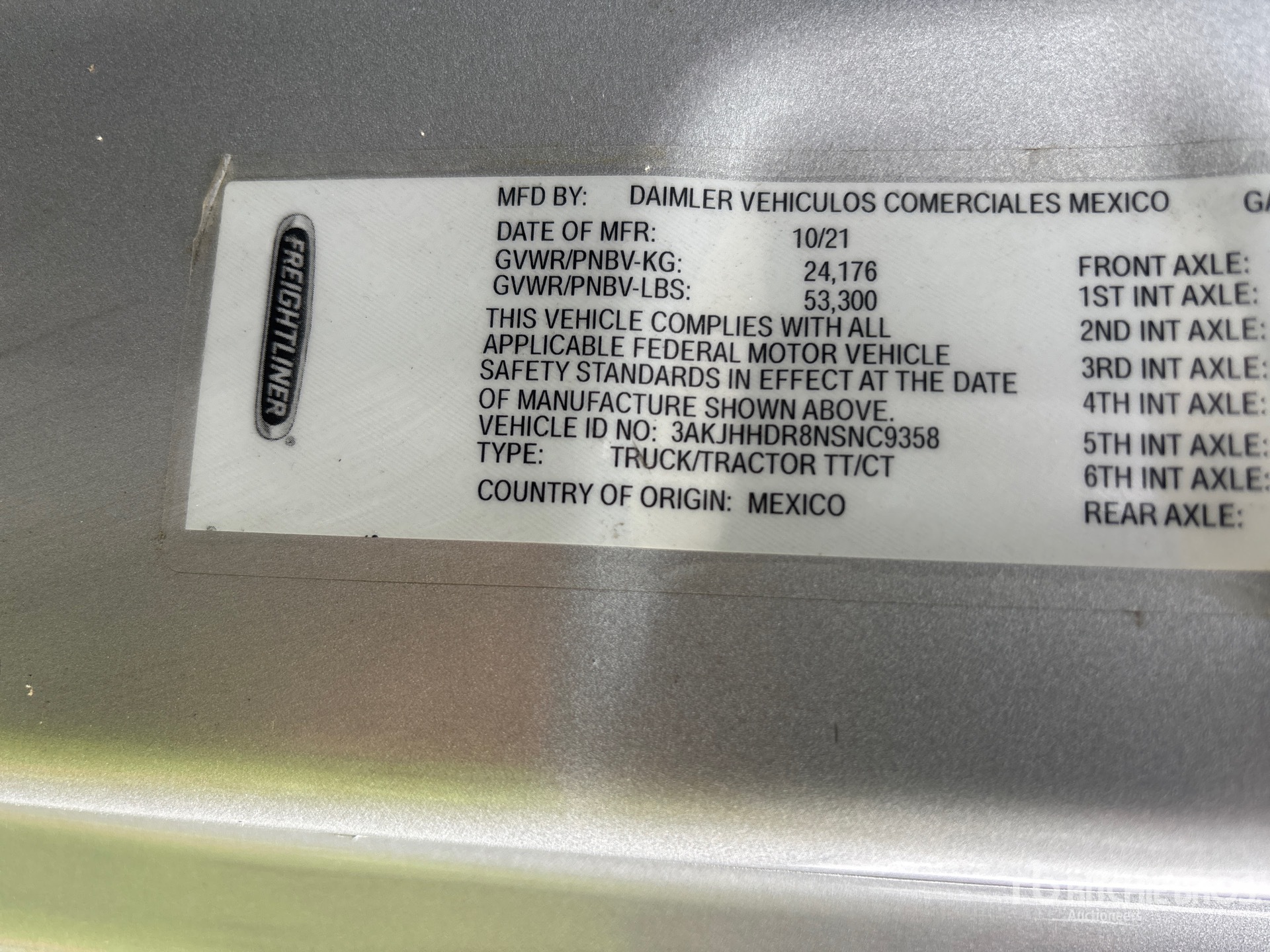 2022 Freightliner CASCADIA 126