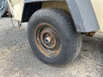 Trailer Chassis with Left Front Tire
