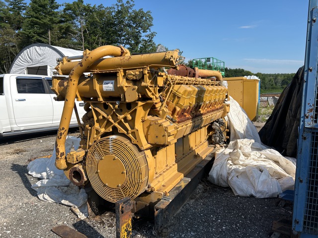 2001 Cat 3412 Skid-Mounted Generator Set