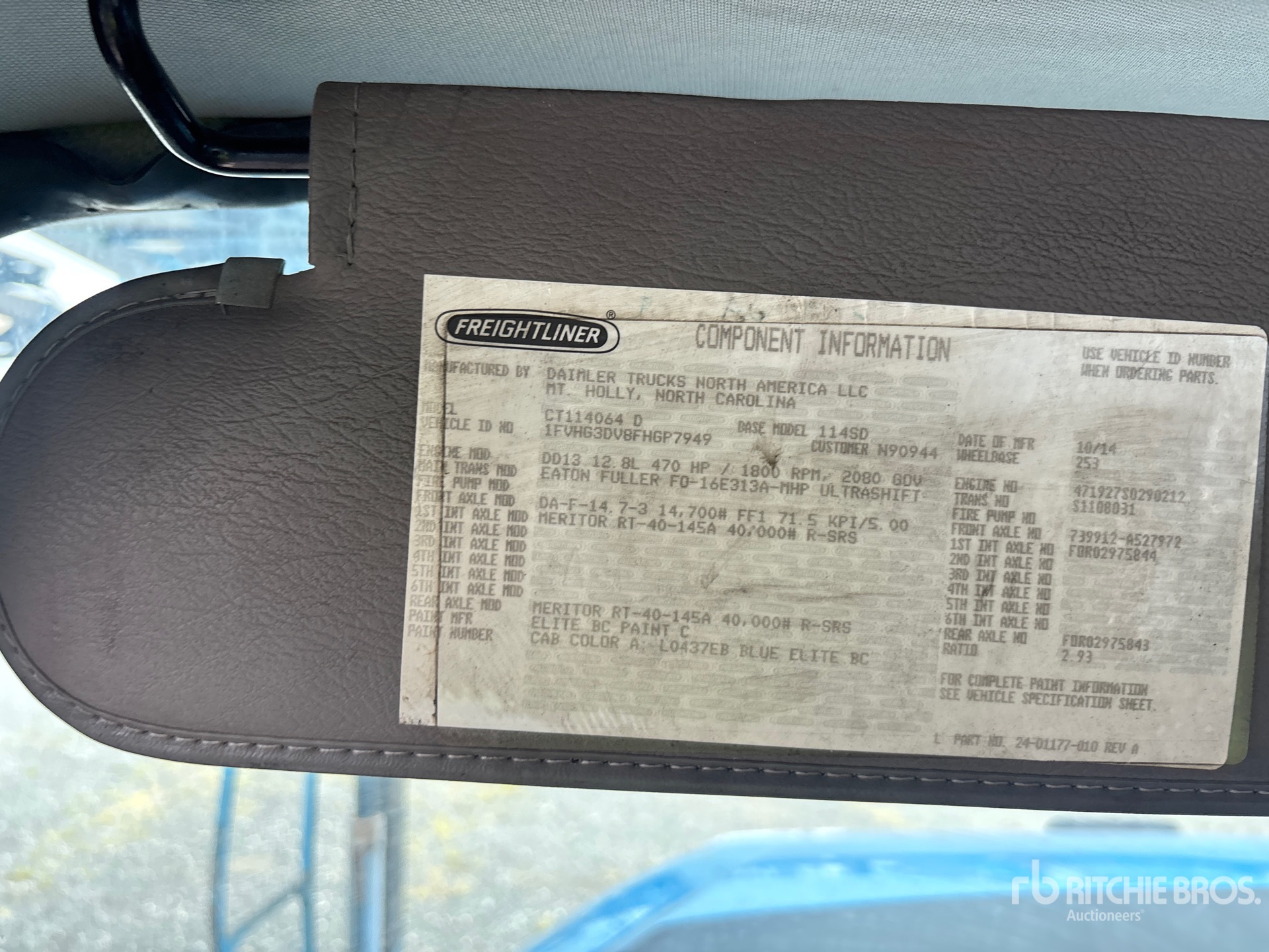 2015 Freightliner 114SDS