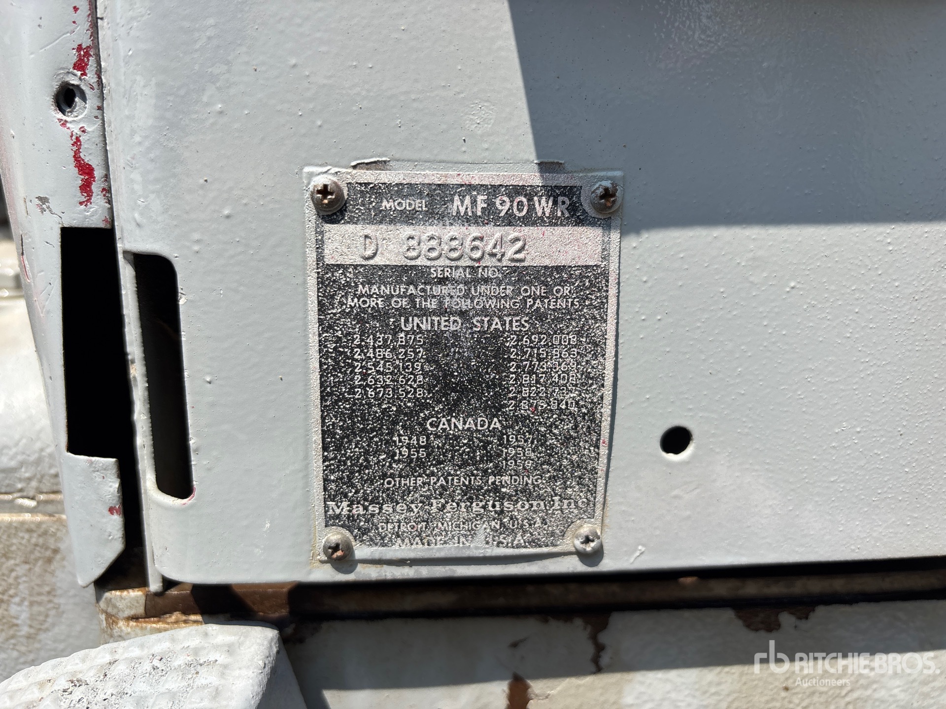 1965 Massey Ferguson 90WR