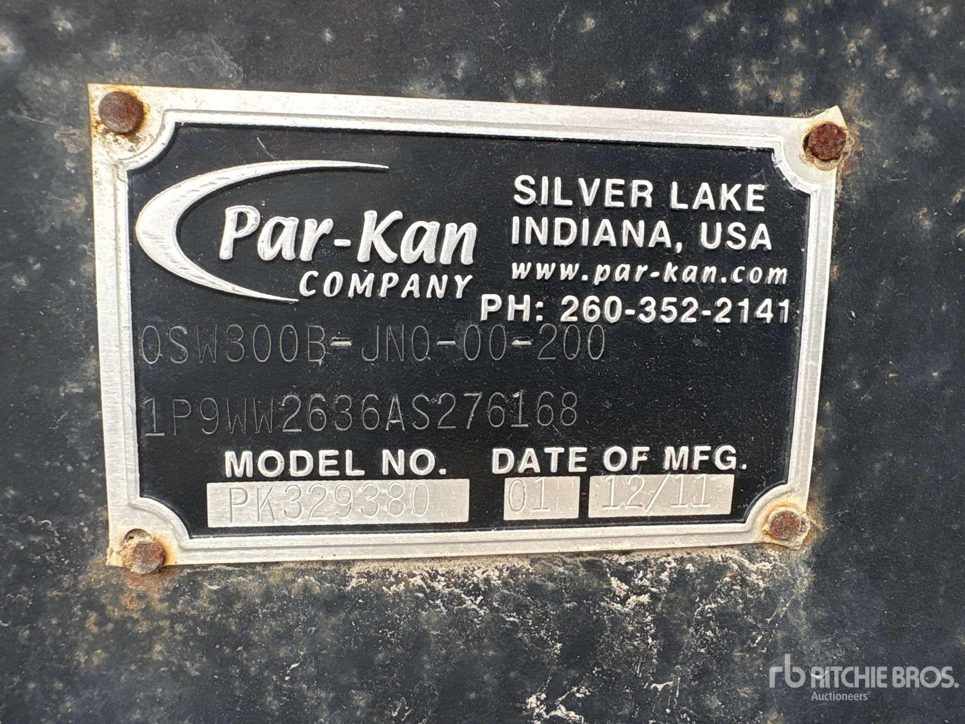 2011 Par-Kan SEEDWEIGH