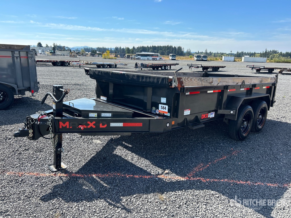 2024 Maxey 14 ft T/A Dump Utility Trailer