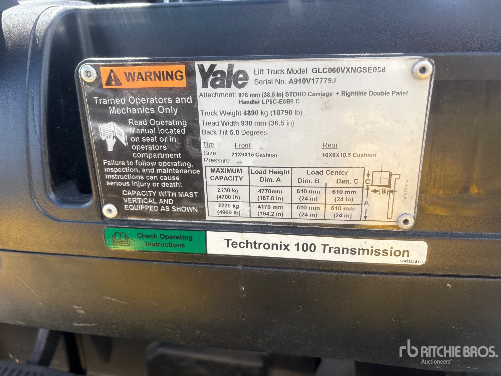 2011 Yale GLC60VX