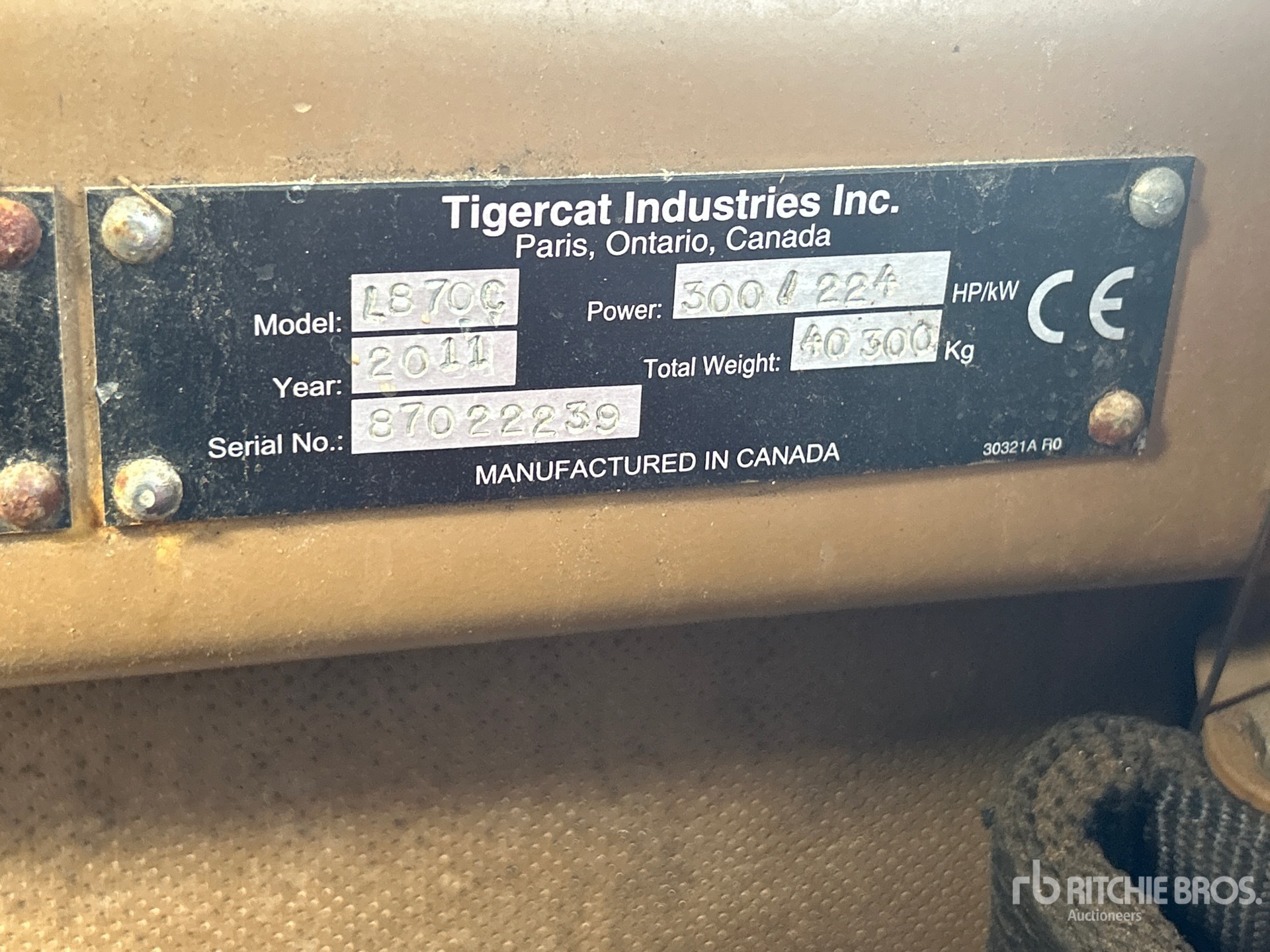 2011 Tigercat L870