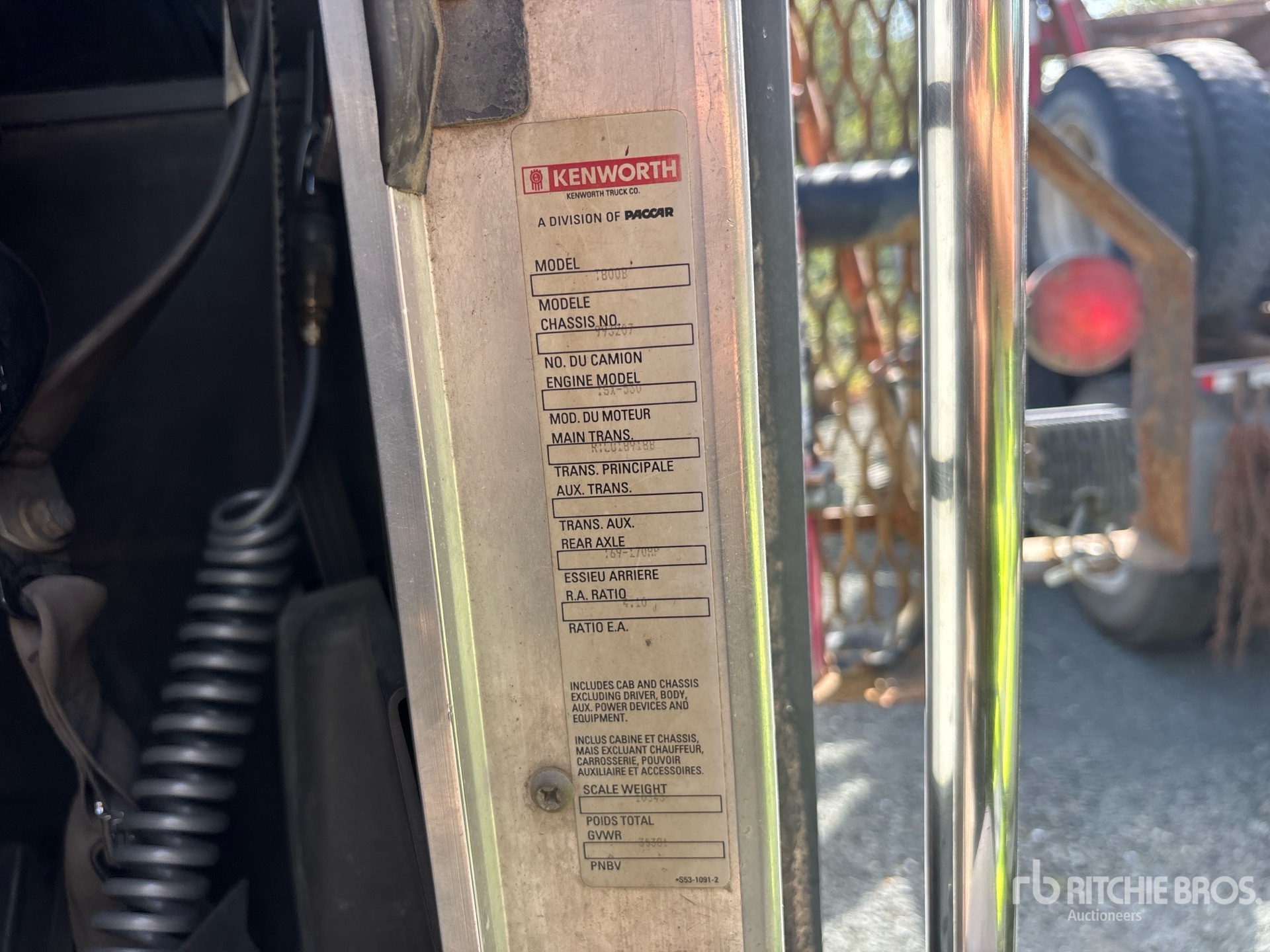 2007 Kenworth T800B
