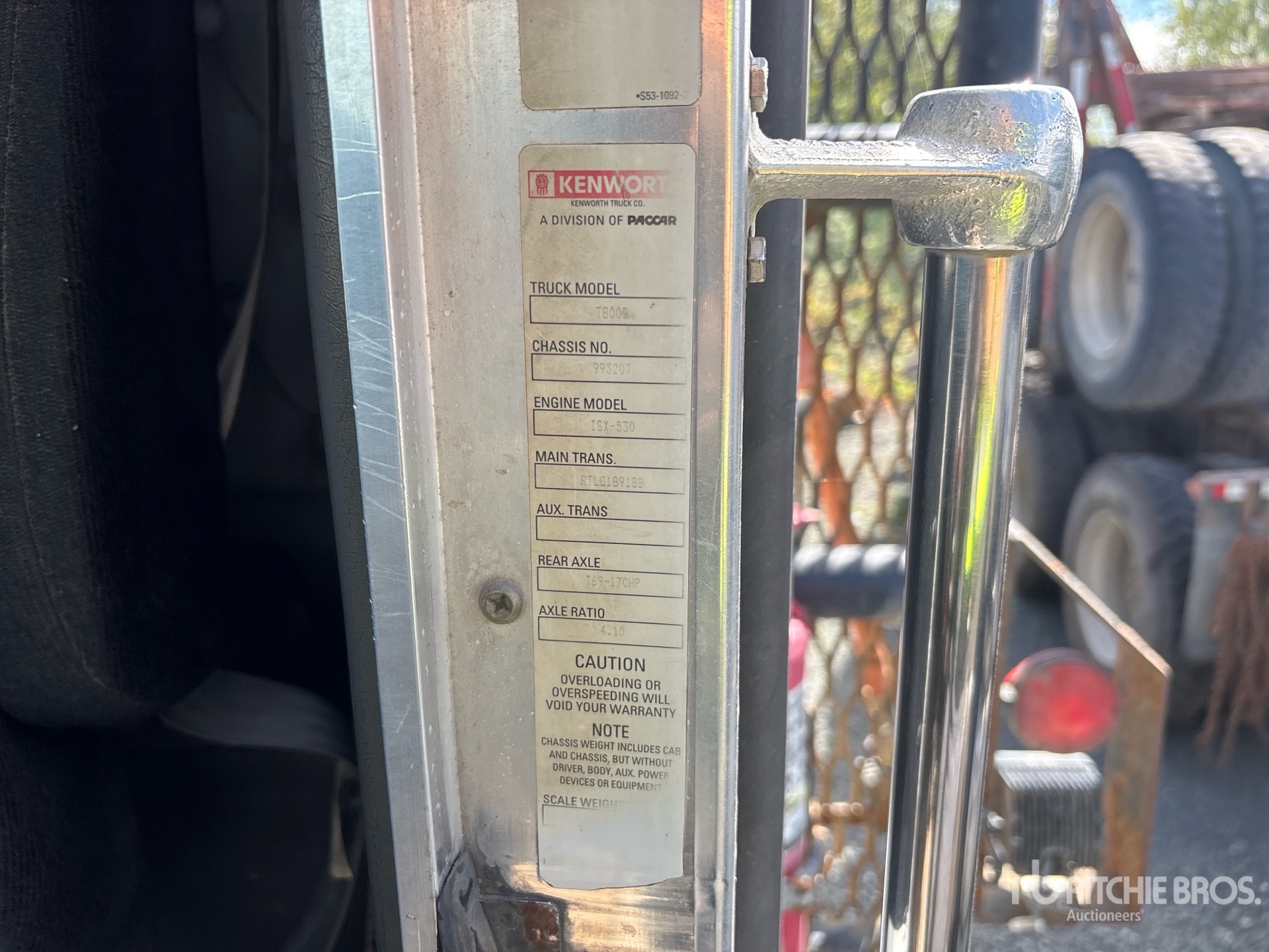 2007 Kenworth T800B