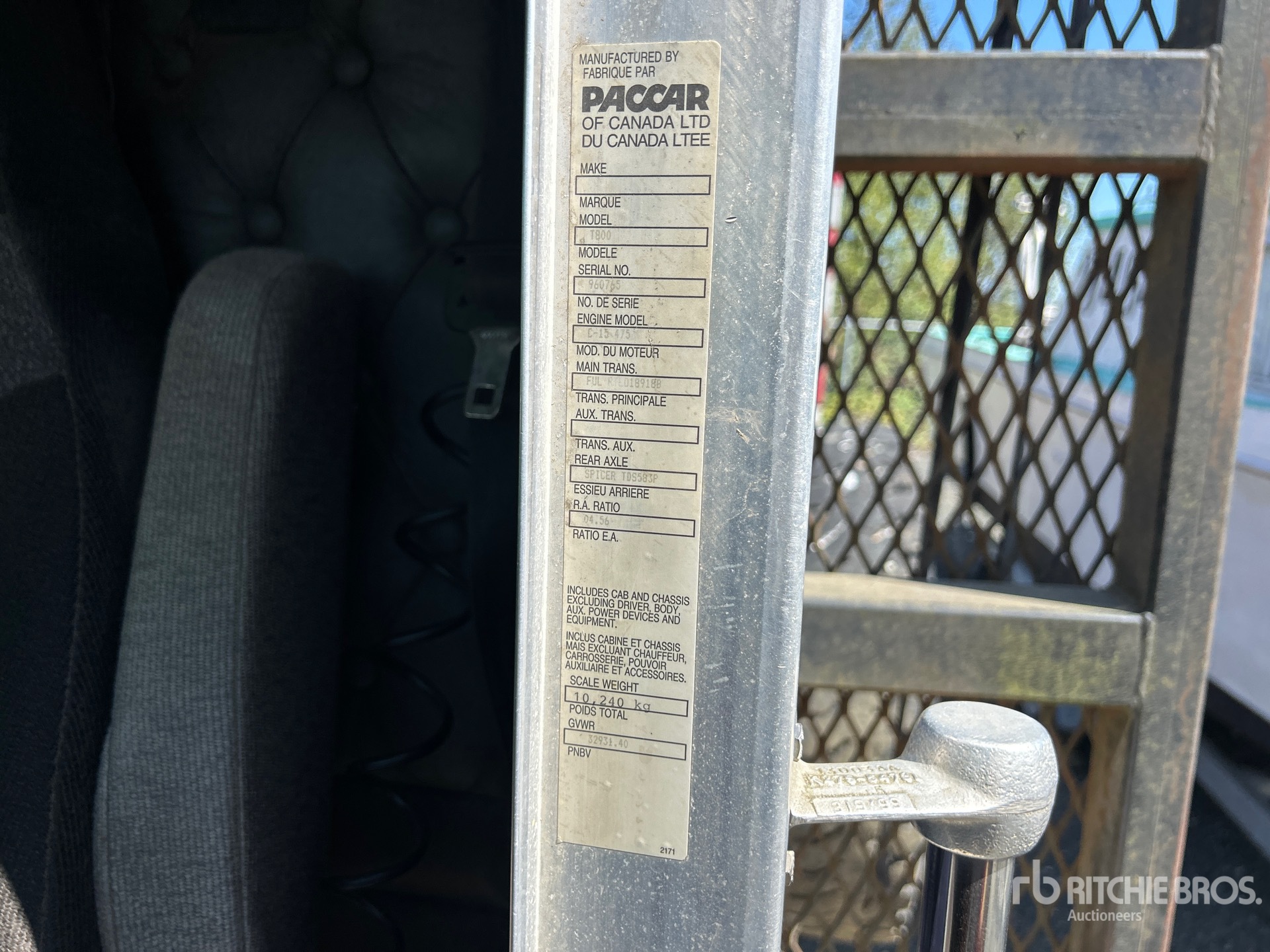 2000 Kenworth T800