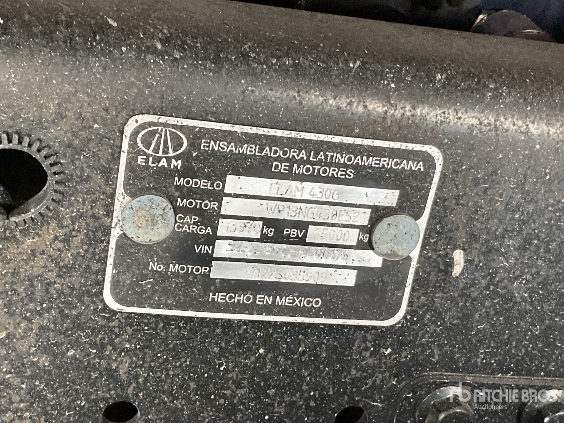General Appearance with Numéro de série/Numéro d'identification du véhicule automobile