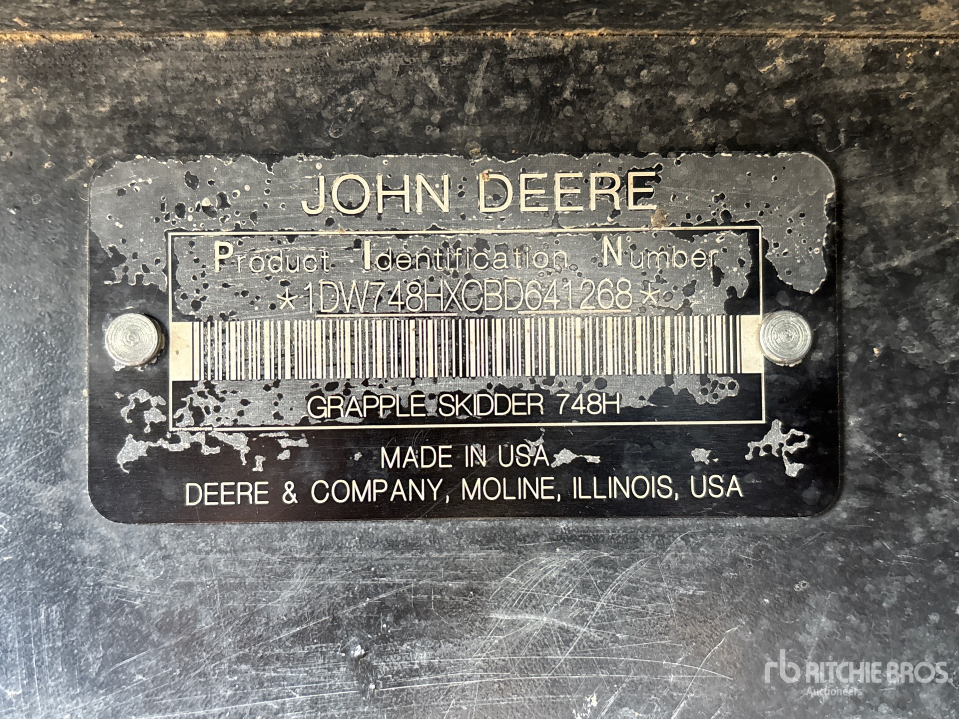 2012 John Deere 748H