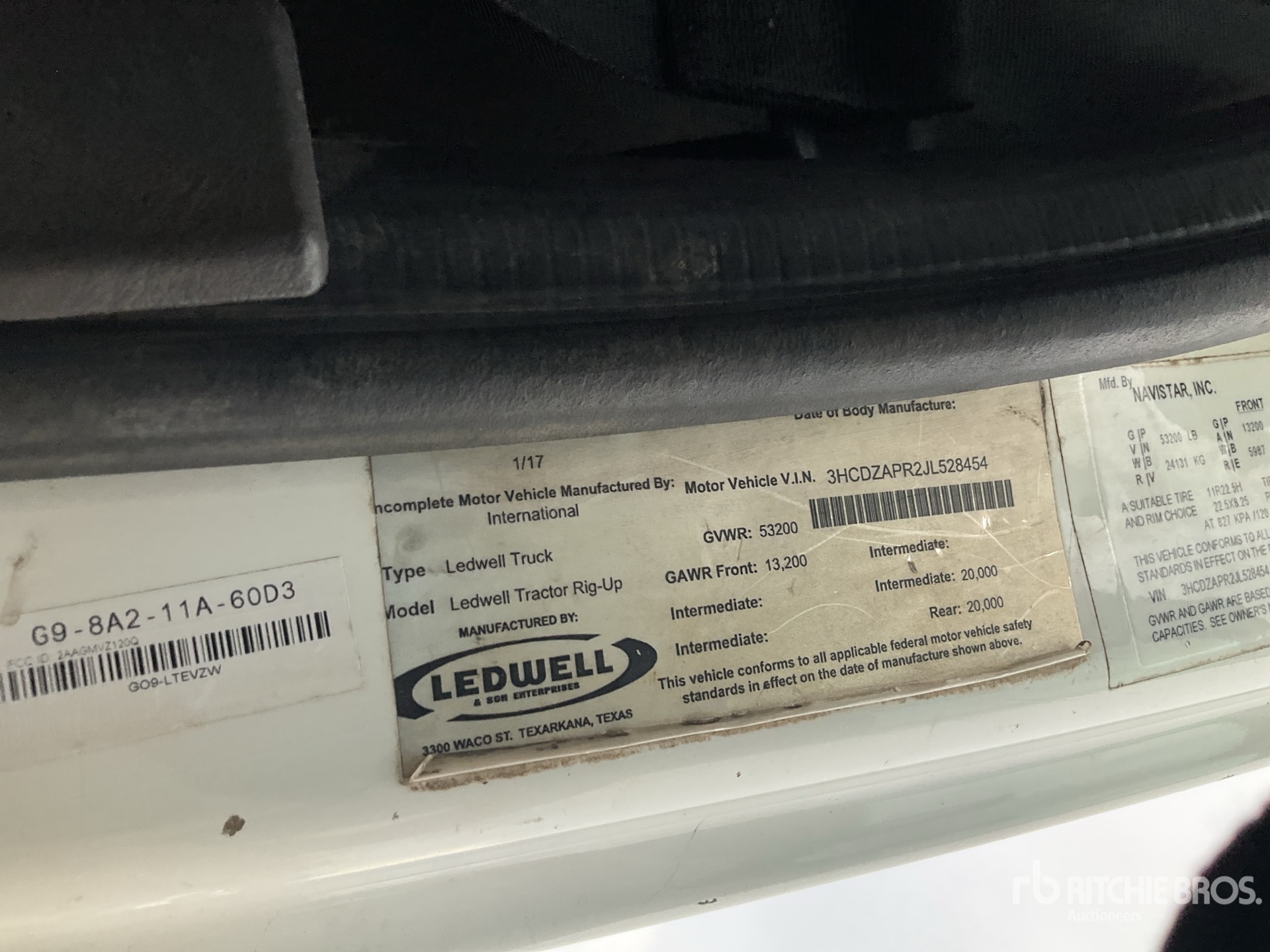 2018 International LT625