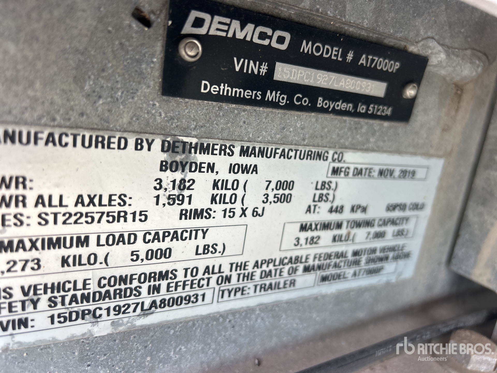 2020 Demco AT7000P