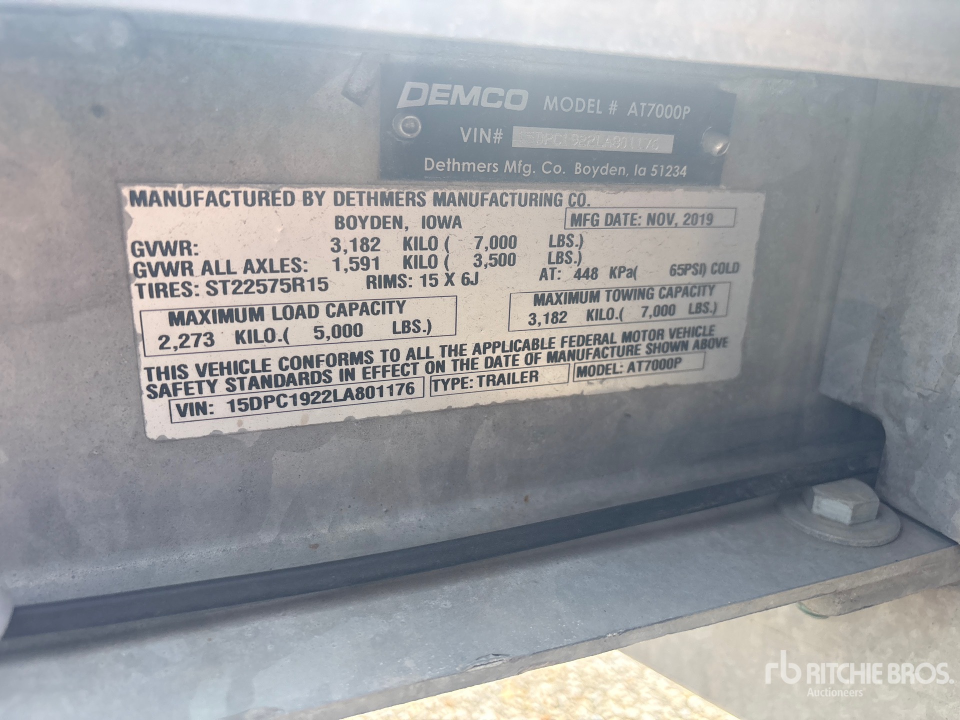 2020 Demco AT7000P