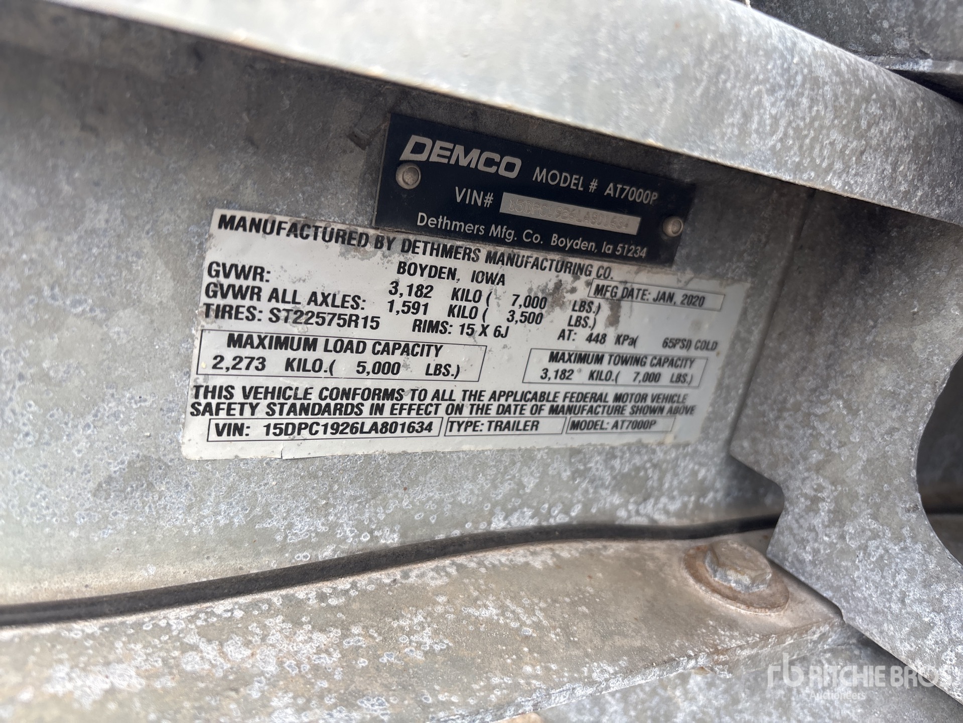 2020 Demco AT7000P