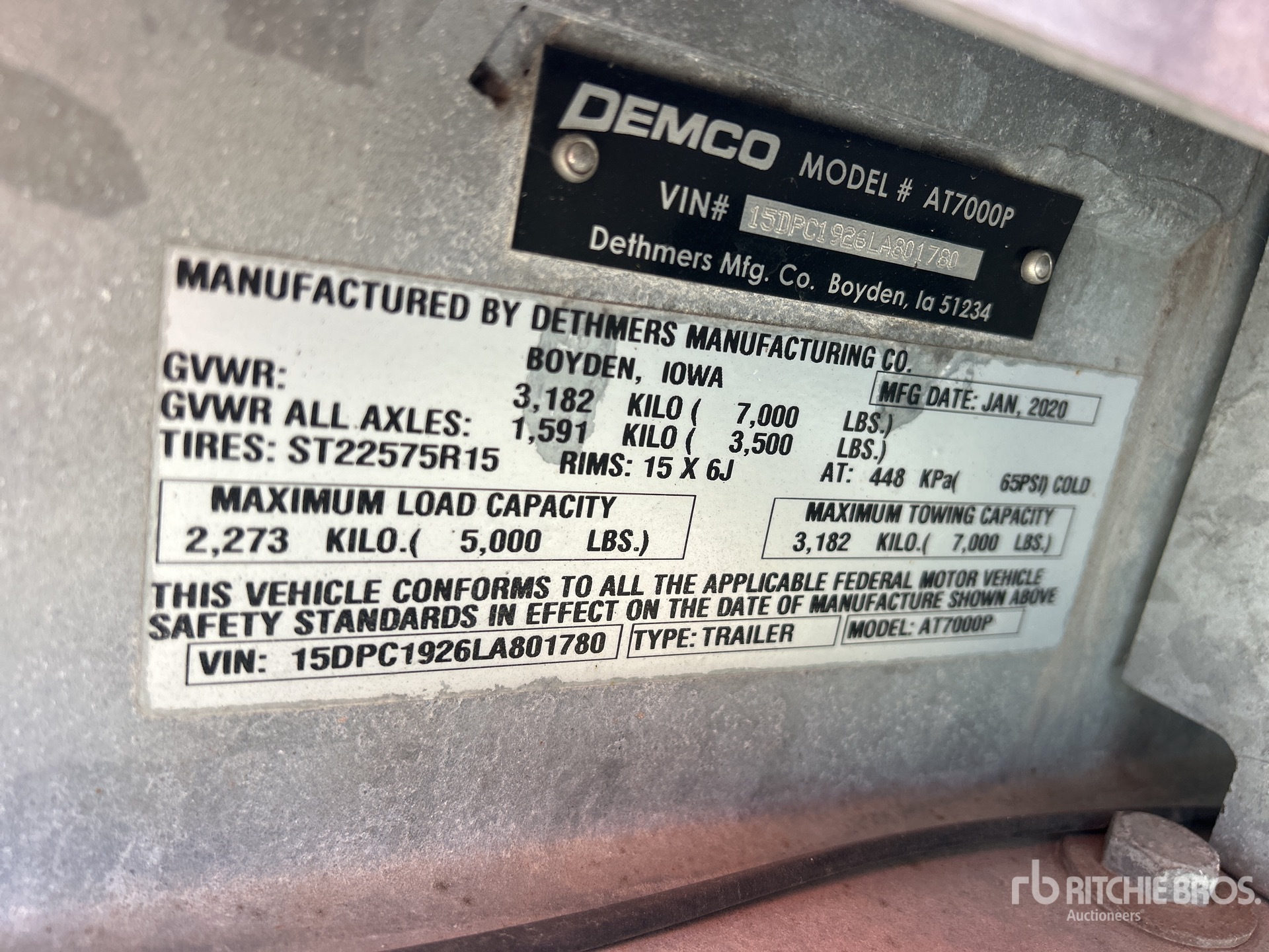 2020 Demco AT7000P