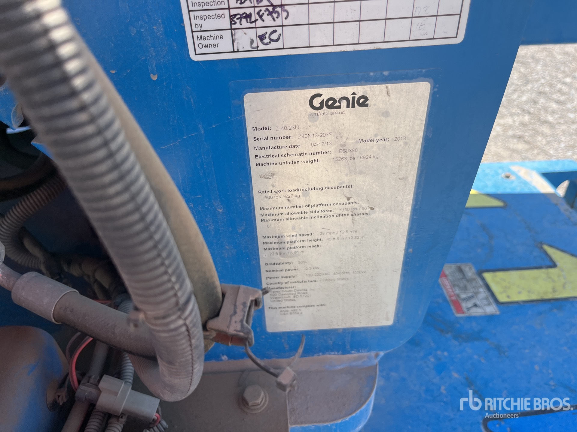 2013 Genie Z-40/23N
