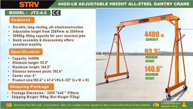 2026 STARVOX JT2-4-2 Gantry Crane