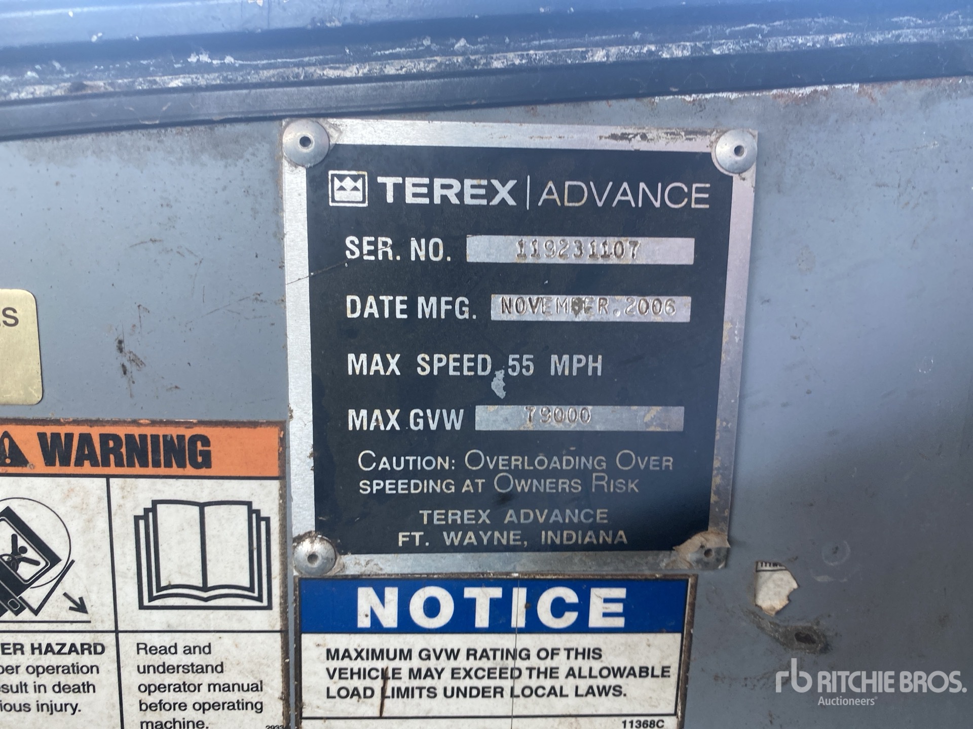 2007 Terex ADVANCE MIXER
