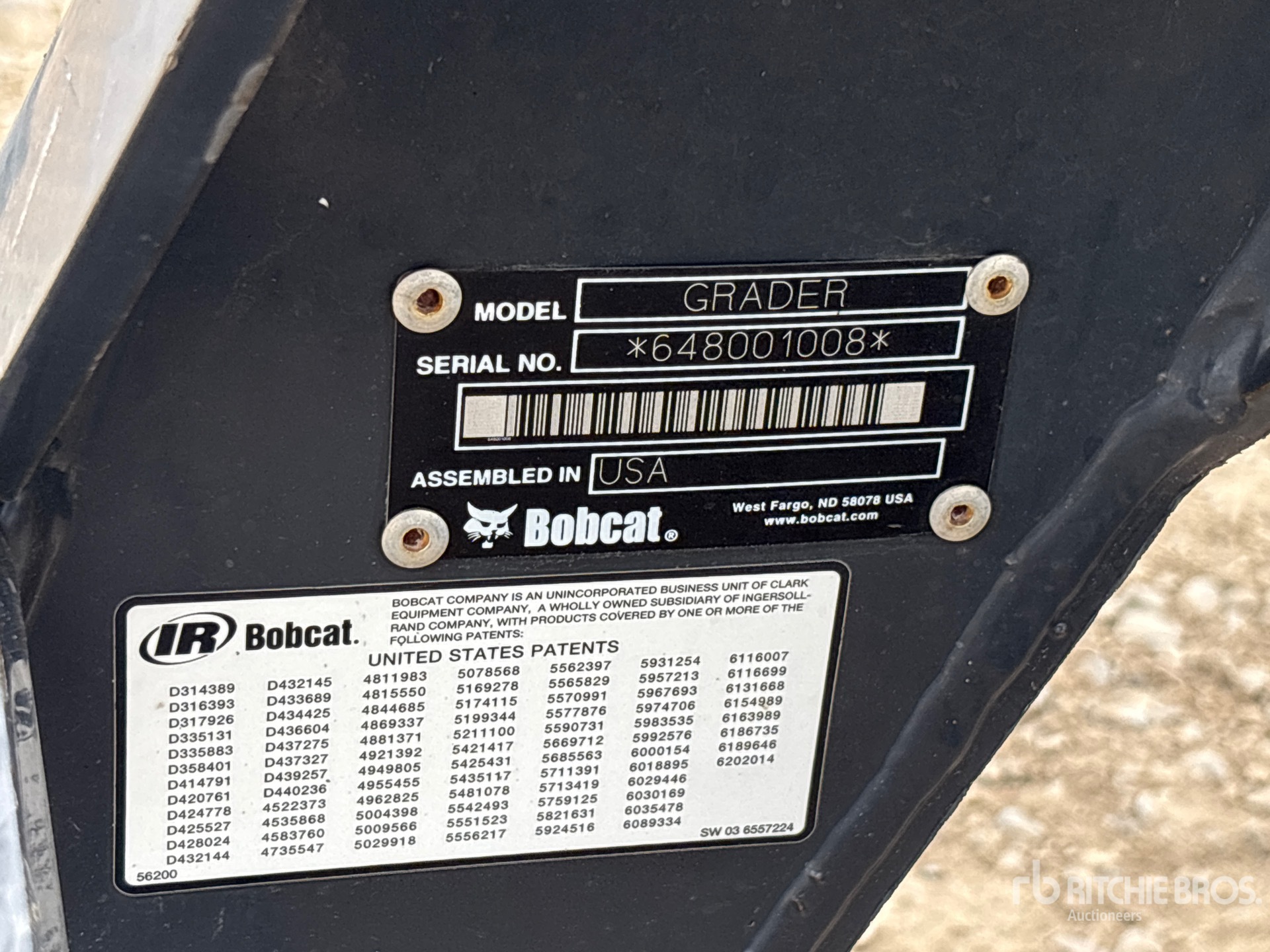 Bobcat 7 ft Skid Steer Grader