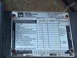 General Appearance with Refrigeration Unit Serial Number