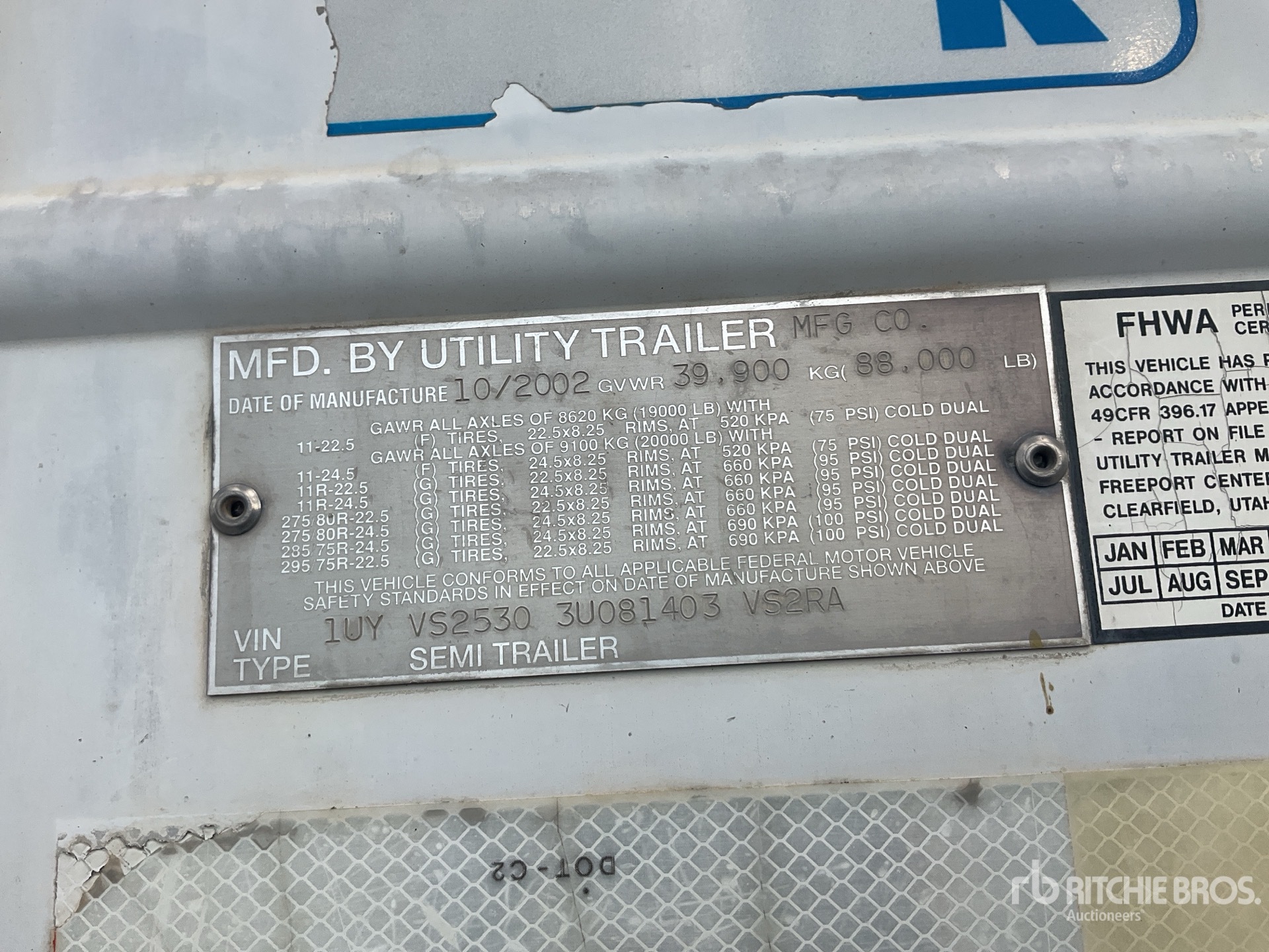 2003 Utility VS2RA