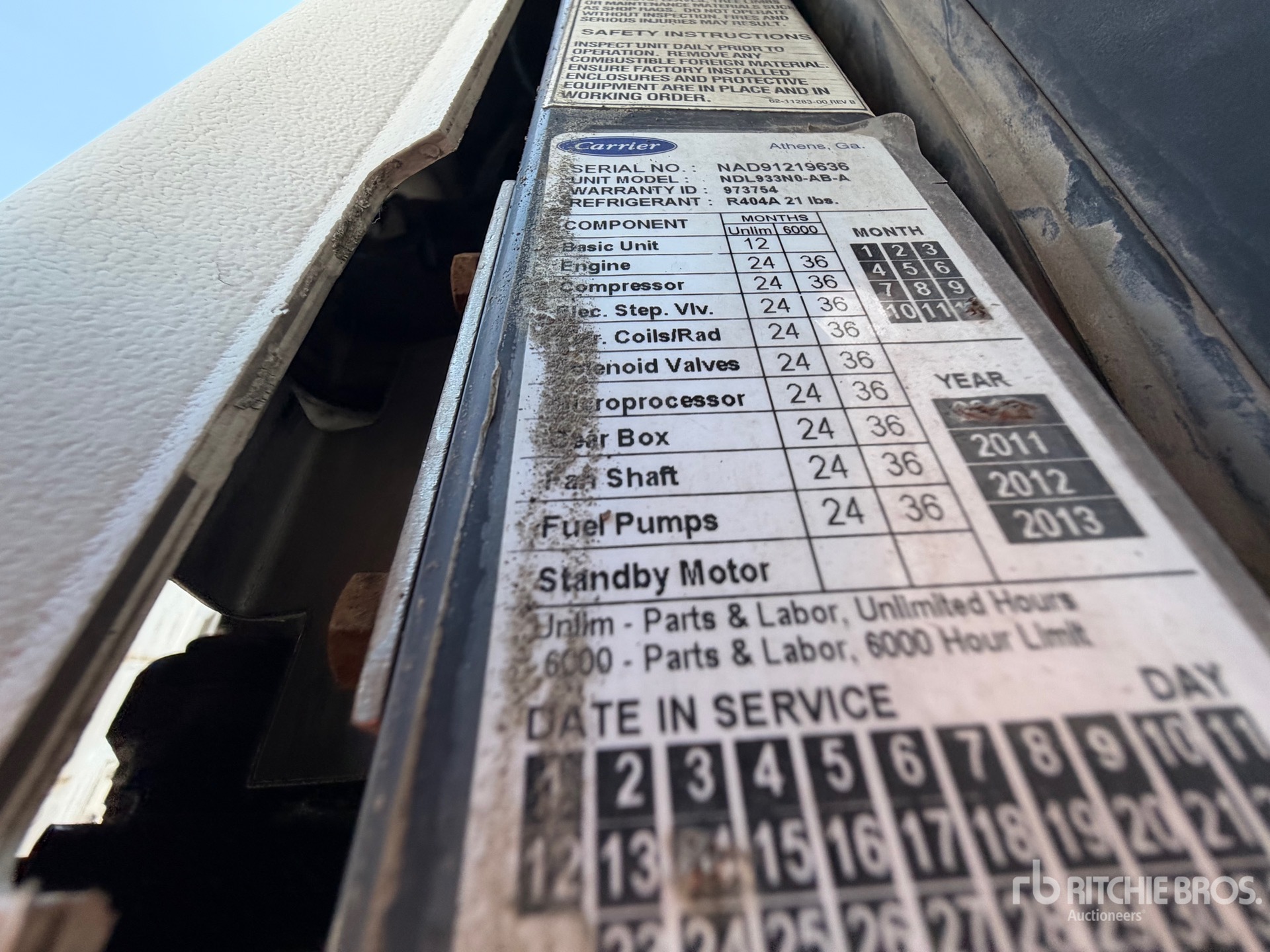 2004 Utility 53 ft T/A Caja Seca /