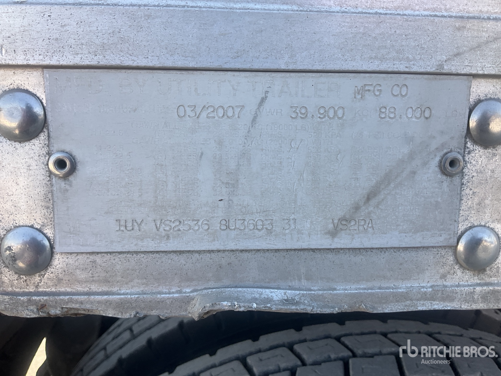 Photo of 2008 Utility 53 ft T/A Caja Seca /