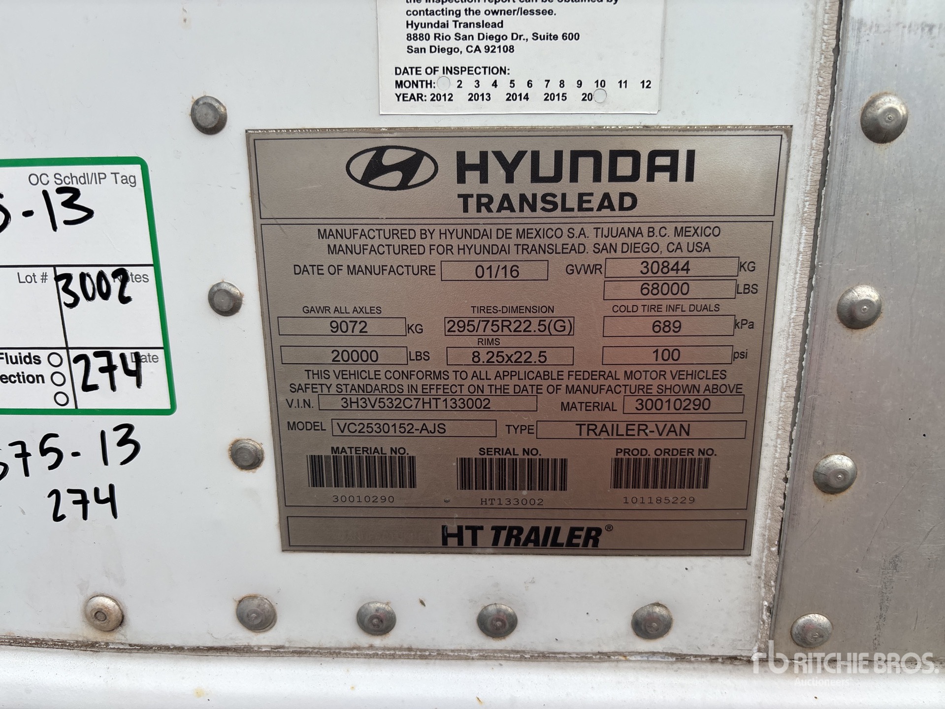 2017 Hyundai VC2530152-AJS