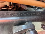 General Appearance with Frame Stamp Serial Number/VIN Photo