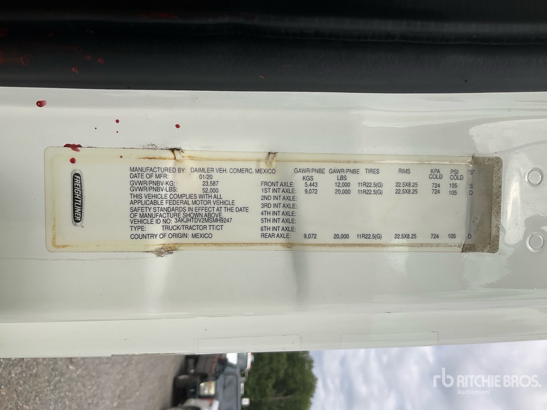 2021 Freightliner CASCADIA 116