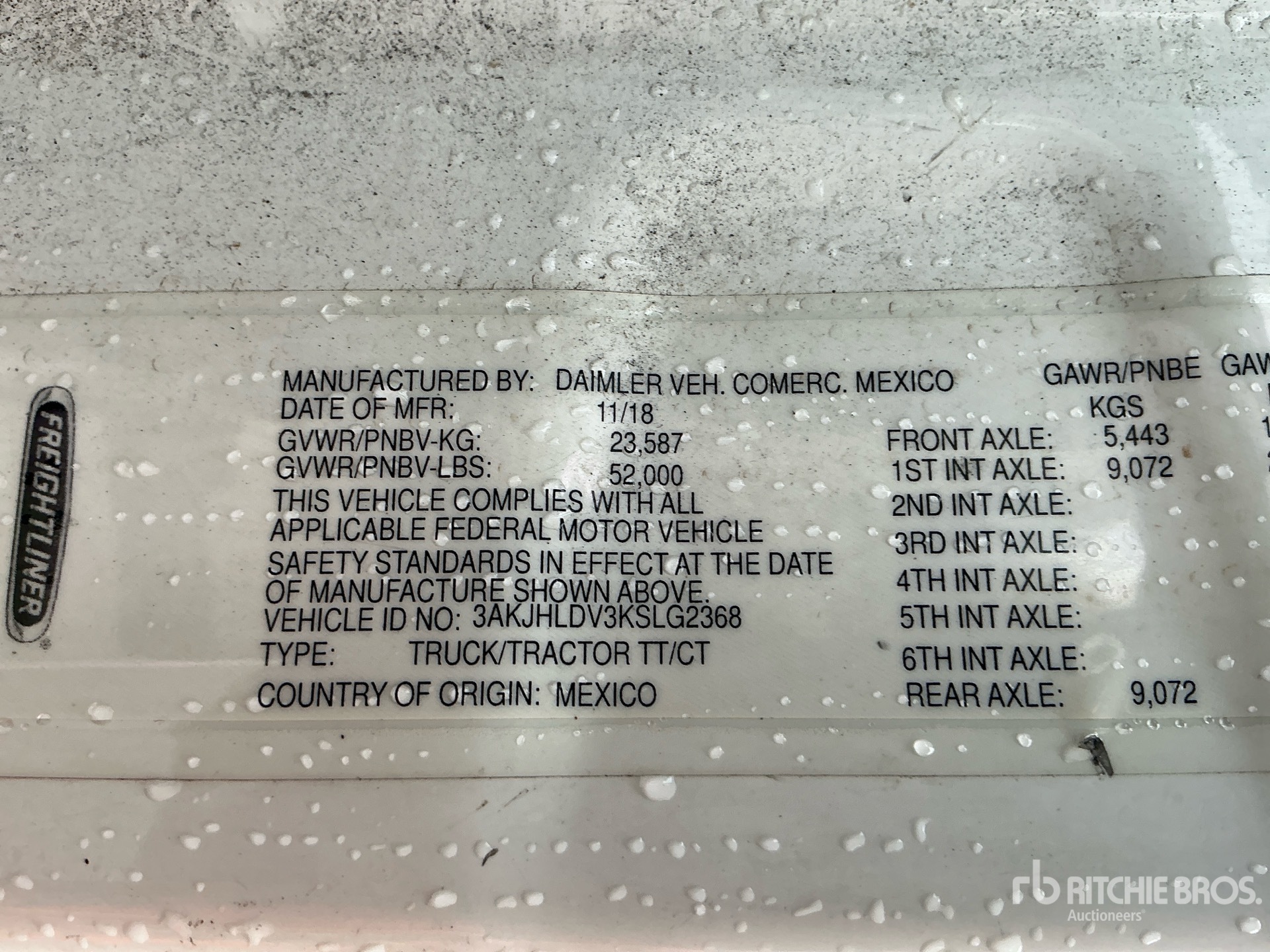 Photo of 2019 Freightliner CASCADIA 126