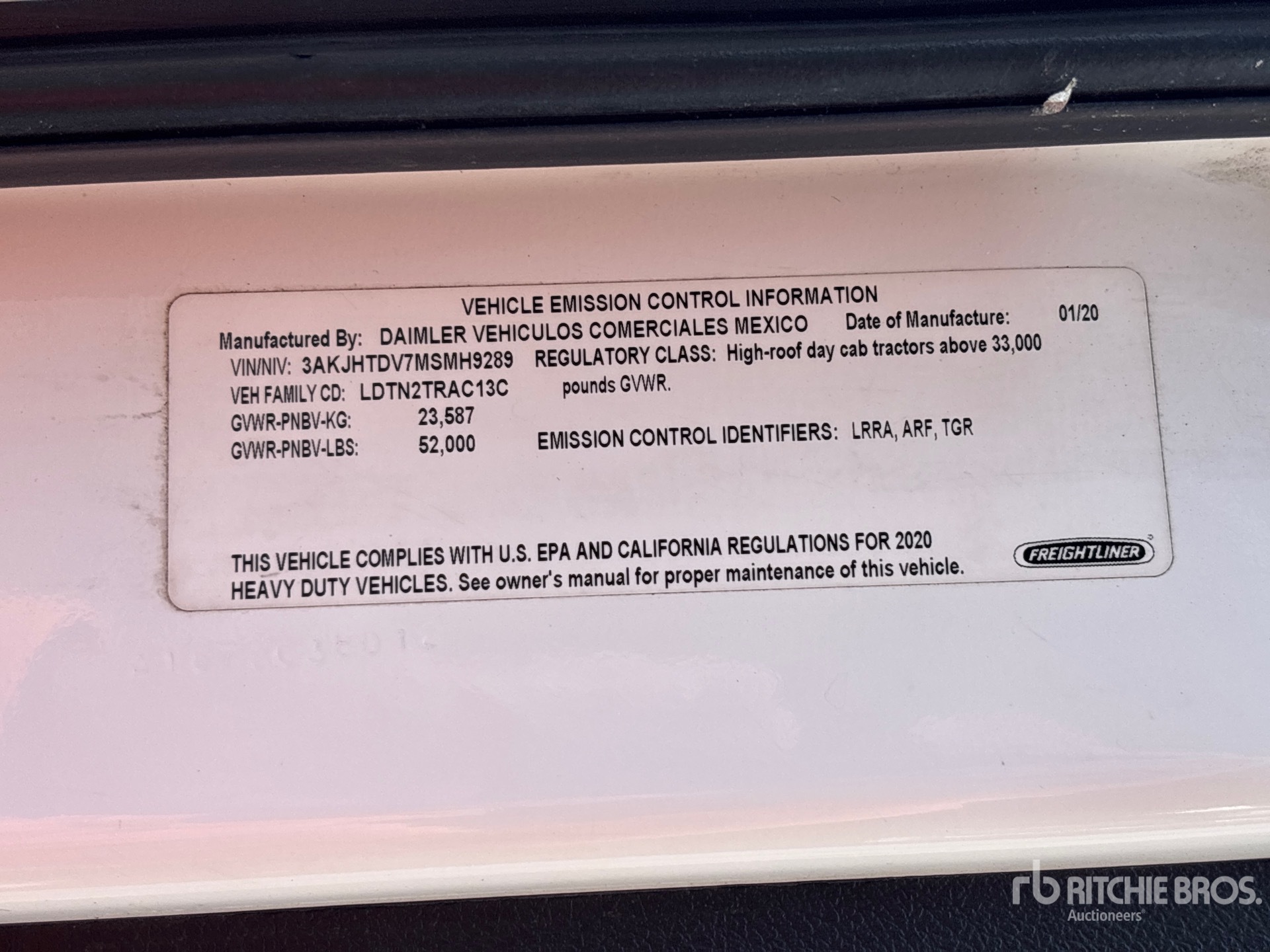 2021 Freightliner CASCADIA 116