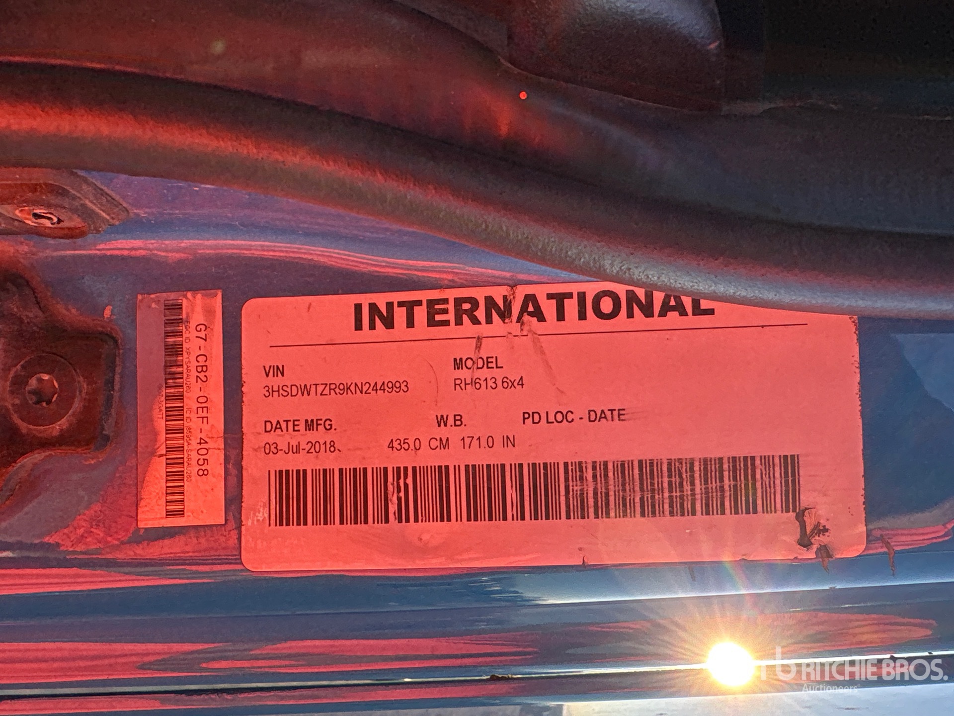 2019 International RH613