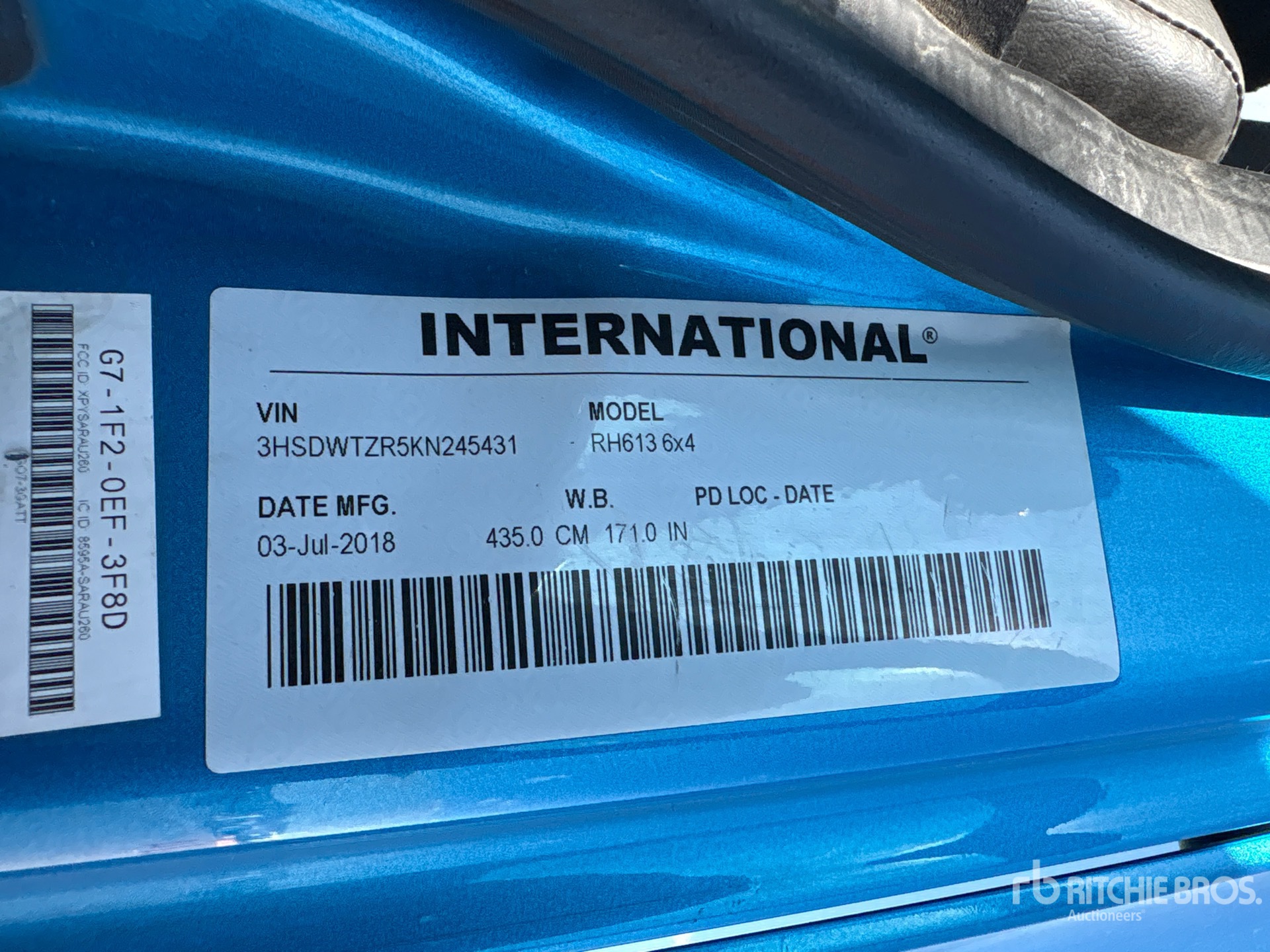 2019 International RH613