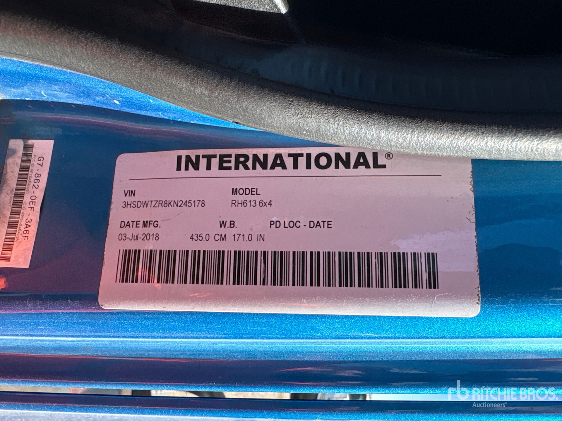 2019 International RH613