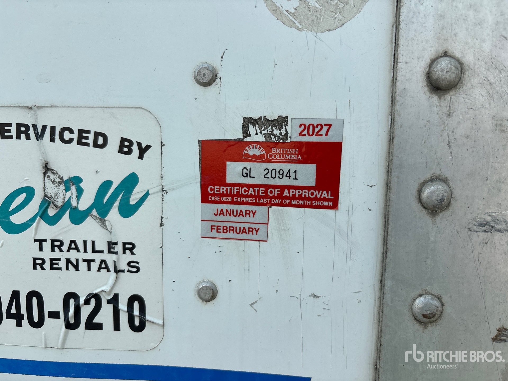 2007 Vanguard 53 ft x 102 in Tri/A