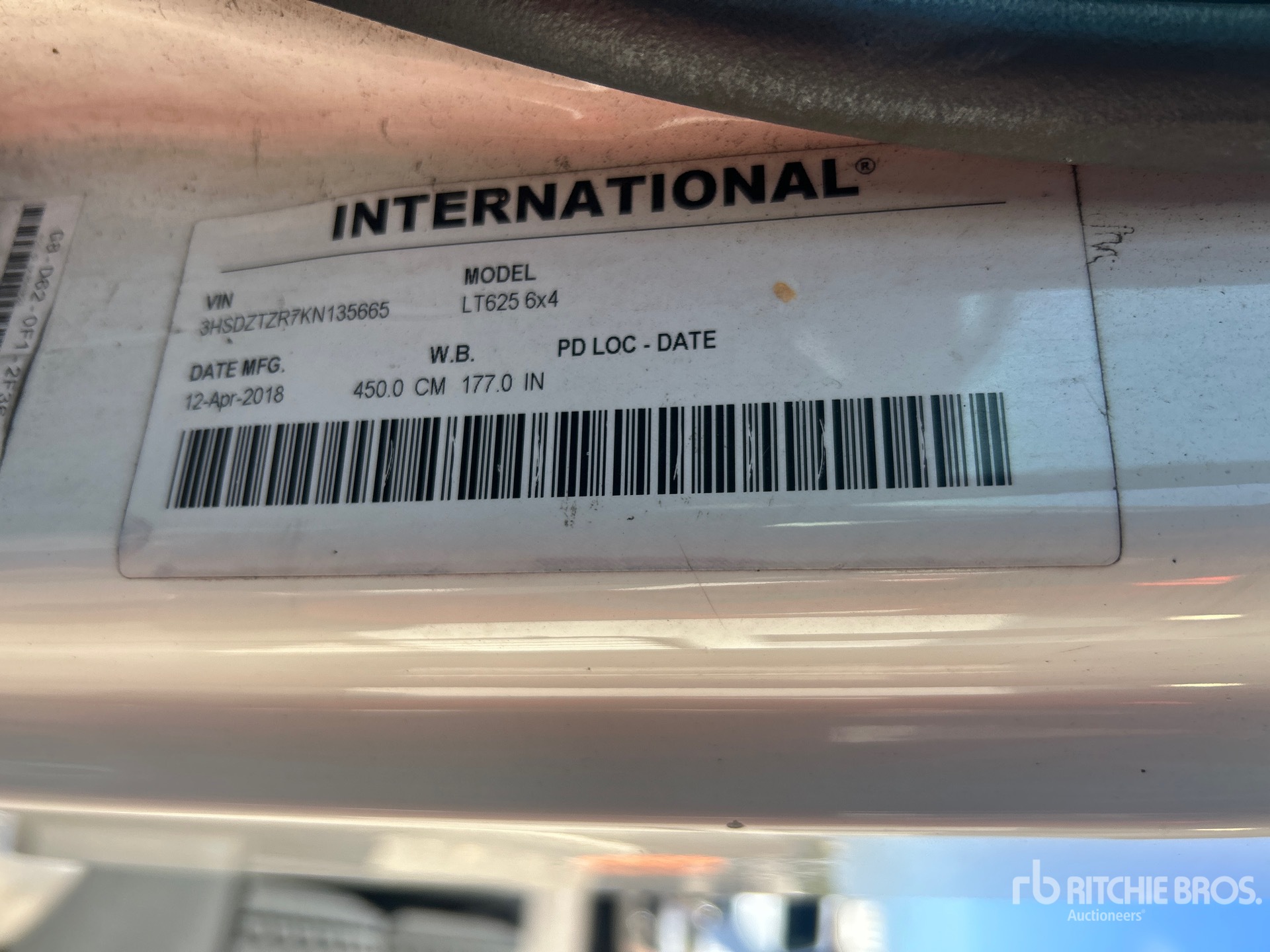 2019 International LT625