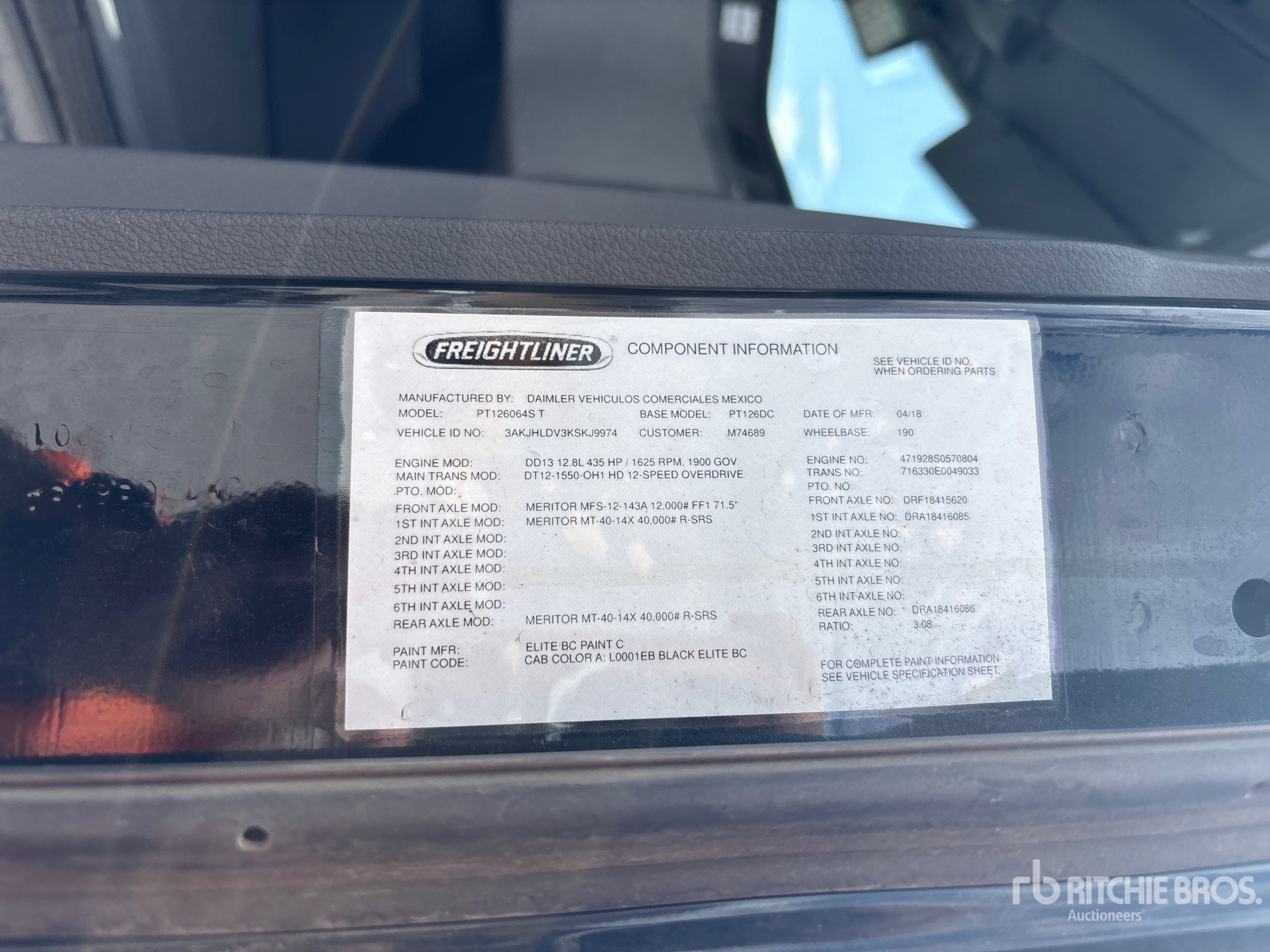2019 Freightliner CASCADIA