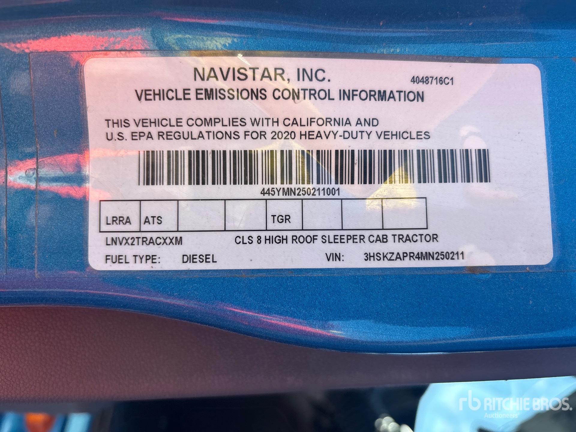 2021 International LT625