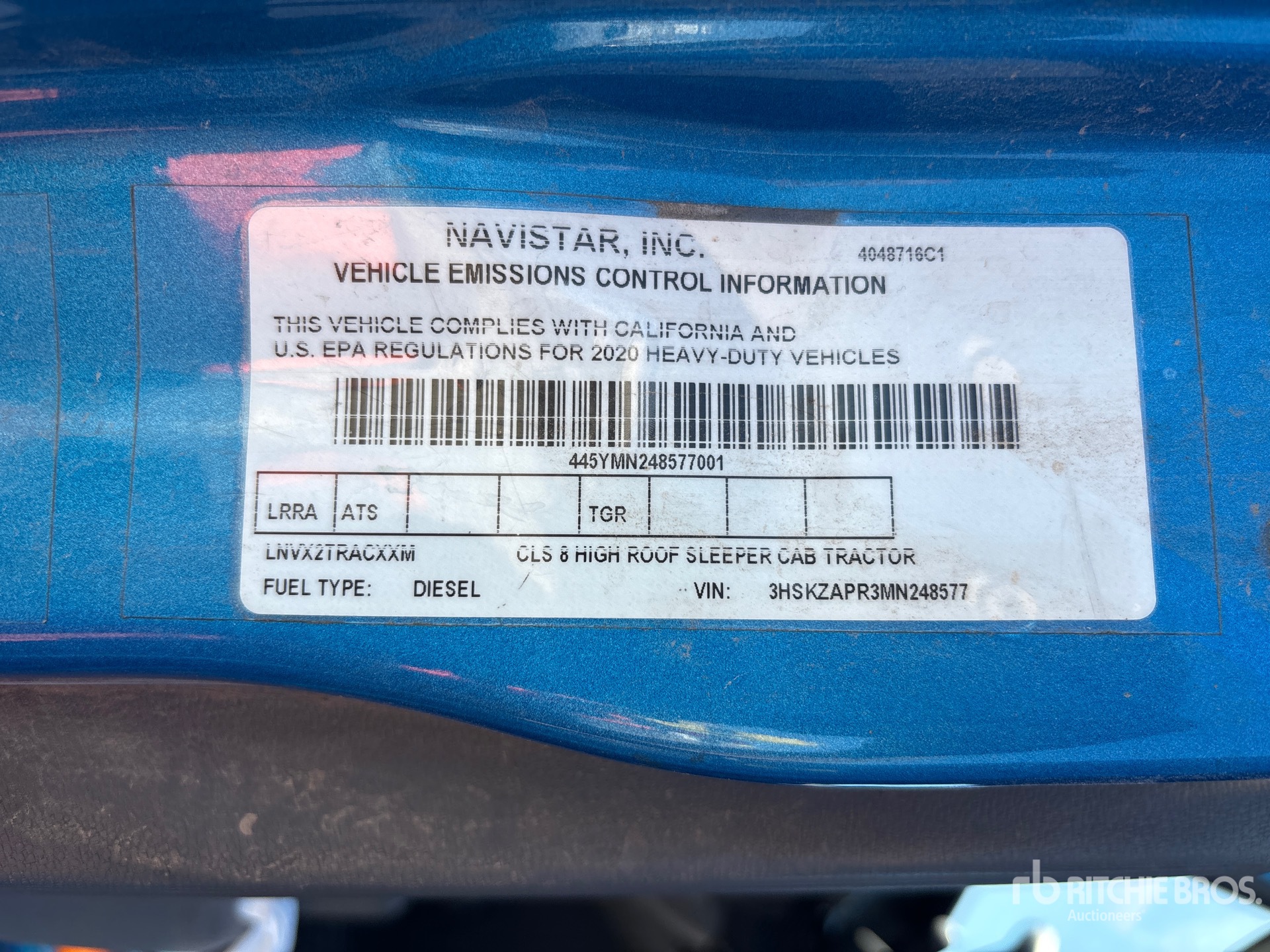 2021 International LT625
