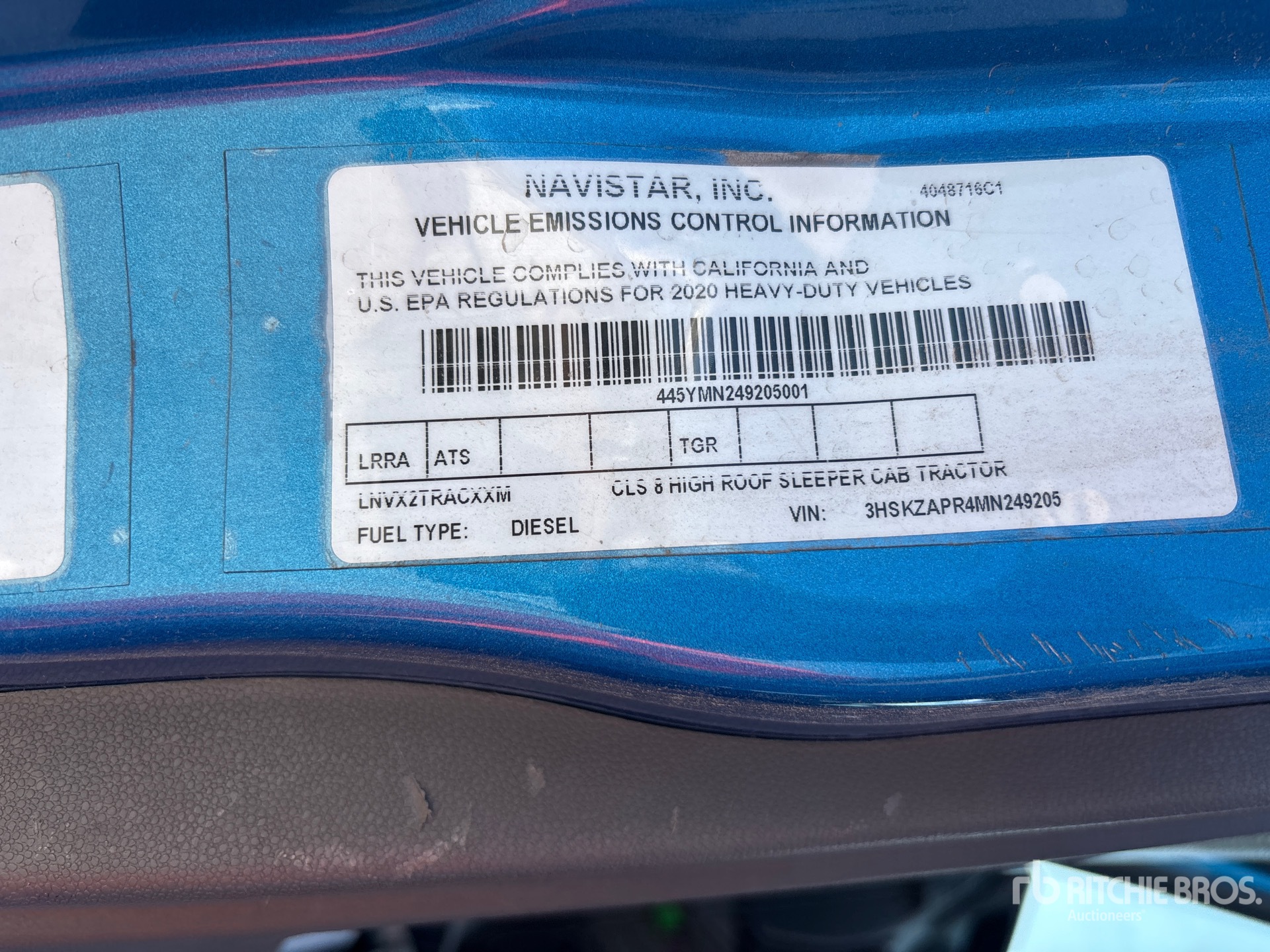 2021 International LT625