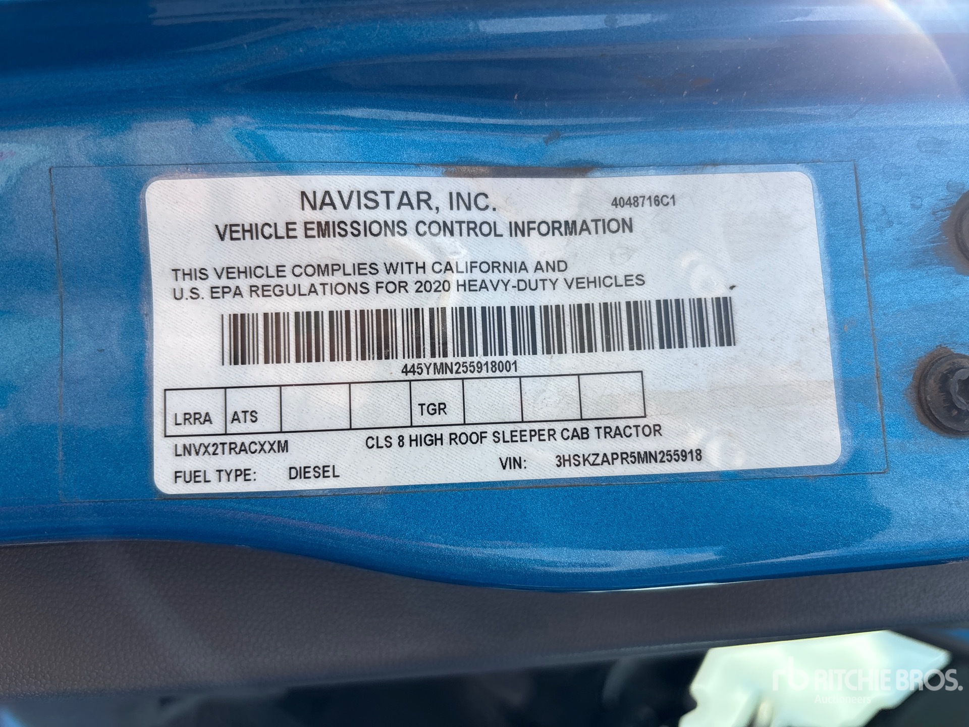 2021 International LT625