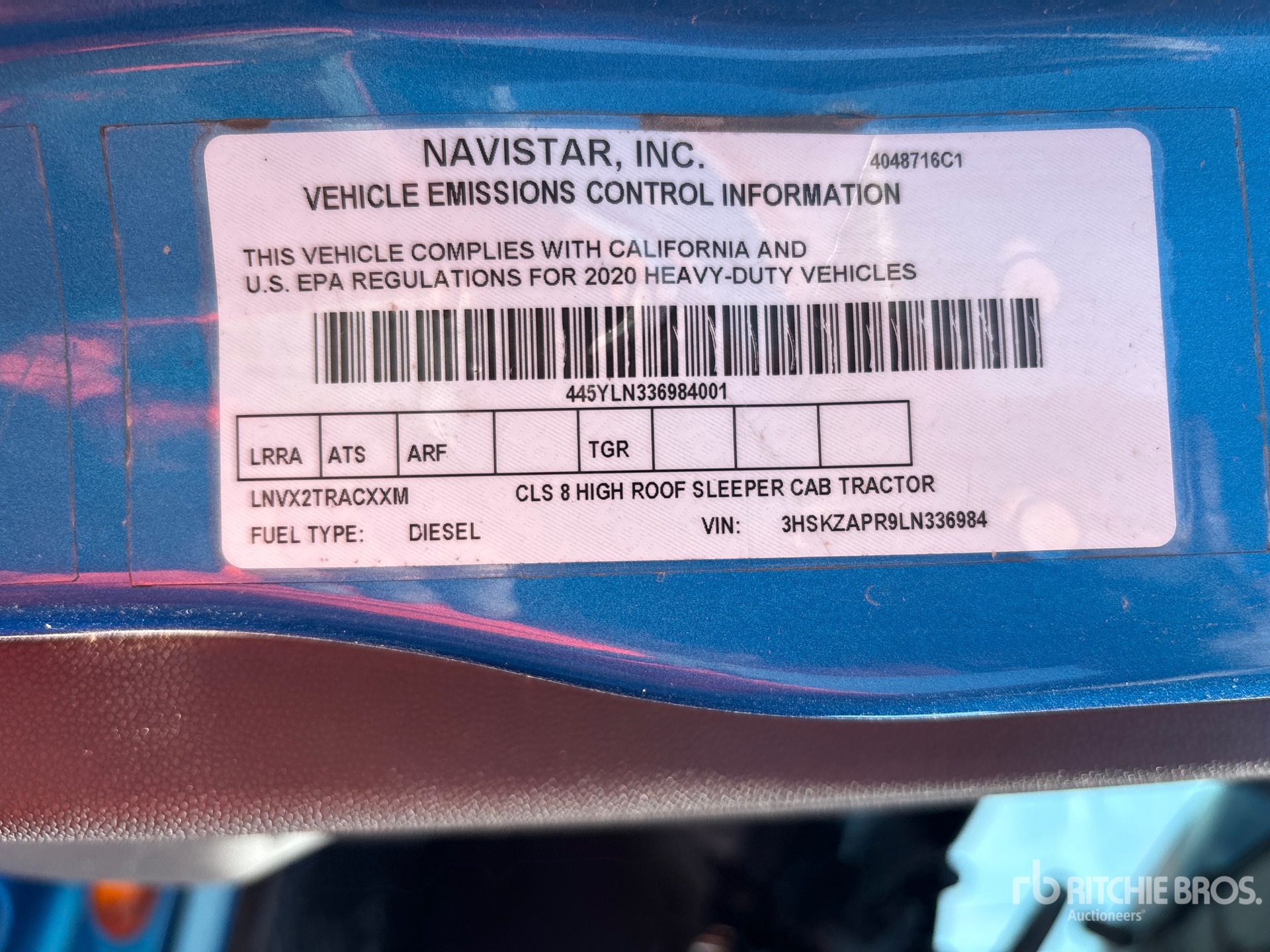 2020 International LT625