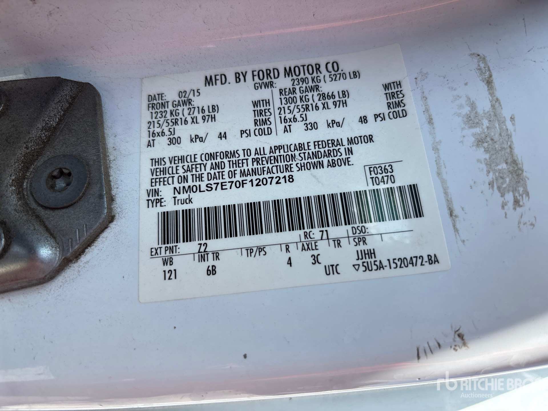 2015 Ford TRANSIT CONNECT