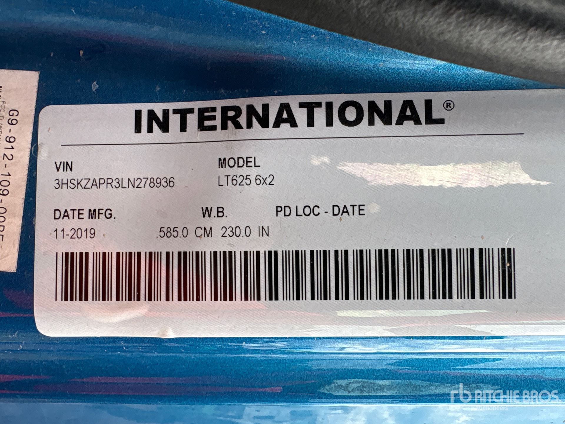 2020 International LT625