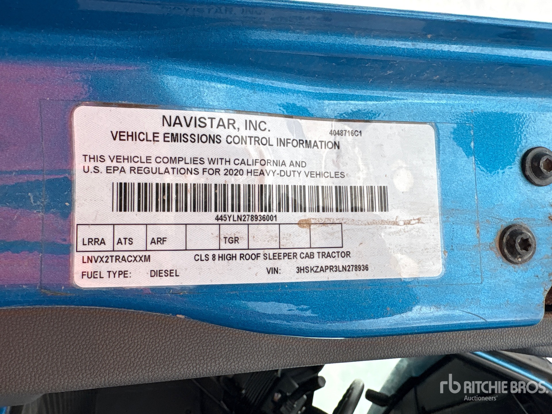 2020 International LT625