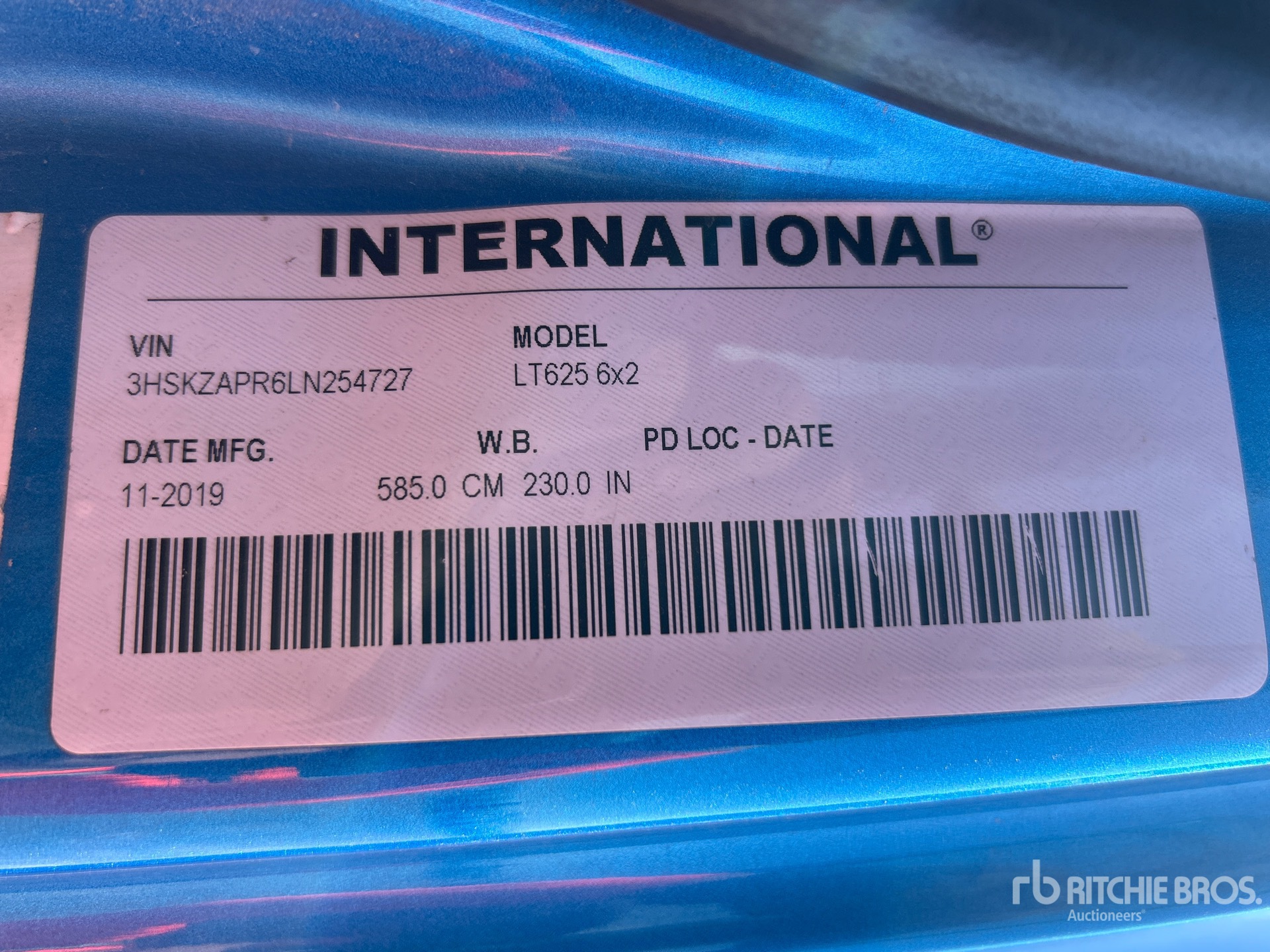 2020 International LT625